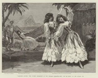 Robinson Crusoe, la burlesca delle Guardie alla Chelsea Barracks, il Pas de Deux nel secondo atto